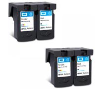 PHOVYAFI Compatible Ink Cartridge PG 460 CL 461 For TS5340 TS7440 Printers 460XL 461XL(BK(2PC) COLOR(2PC))