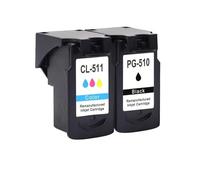 PHOVYAFI Compatible Ink Cartridge PG510 CL511 For MP250 MP280 IP2700 MP240 MP270 MP480 MX320(1SET)