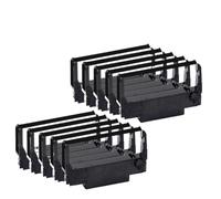 PHOVYAFI Compatible Ink Print Ribbon For ERC30 ERC34 ERC38 Works With TM-U220PD U230 U210A TM-U370 U300C M188B M188D Printers(10 pcs Black)