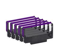 PHOVYAFI Compatible Ink Print Ribbon For ERC30 ERC34 ERC38 Works With TM-U220PD U230 U210A TM-U370 U300C M188B M188D Printers(5 pcs Purple)