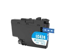 PHOVYAFI Compatible LC424 Ink Cartridge LC424BK LC424C LC424M LC424Y For DCP-J1200W DCP-J1200WE Inkjet Printers(Cyan)