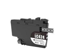 PHOVYAFI Compatible LC424 Ink Cartridge LC424BK LC424C LC424M LC424Y For DCP-J1200W DCP-J1200WE Inkjet Printers(Black)