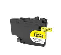 PHOVYAFI Compatible LC424 Ink Cartridge LC424BK LC424C LC424M LC424Y For DCP-J1200W DCP-J1200WE Inkjet Printers(Yellow)
