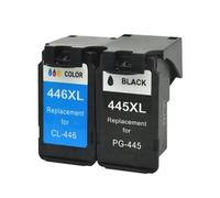 PHOVYAFI Compatible PG 445XL CL 446XL Ink Cartridges For IP2840 MX494 MG2440 MG2540 MG2940 Printers(1set)
