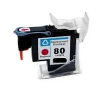 PHOVYAFI Compatible Printhead 80 C4820A C4821A C4822A C4823A For Designjet 1050 1055 1055cm 1050c Plus Printer In Black Cyan Magenta Yellow(1PC - Magenta)