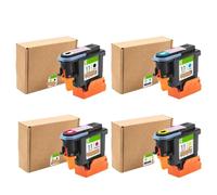 PHOVYAFI Compatible Printhead C4810A C4811A C4812A C4813A For Various Models 100 110 500 510 800 815 820 1000 1100 1200 2200 2300 2500 2600(1Set - 4 Pieces)