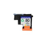PHOVYAFI Compatible Printhead C4820A C4821A C4822A C4823A For 80 Series Designjet 1050 1055 Printers(Yellow)