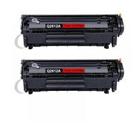 PHOVYAFI Compatible Q2612A Toner Cartridge For Various Printers Including 1010 1012 1015 1020 3015 3020 3030 3050 1018 1022 1022N(2 Pcs)