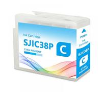 PHOVYAFI Compatible SJIC38P Ink Cartridge With Pigment Ink For ColorWorks CW-C6030A CW-C6030P CW-C6530A Color Label Printers(Cyan)