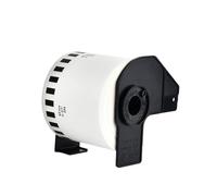 PHOVYAFI Continuous 62mm X 30.48m DK-4205 Thermal Paper Labels Compatible With QL Label Printers 1-4 Rolls DK-44205 White Paper(4 rolls)