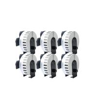 PHOVYAFI Continuous Length Thermal Paper Shipping Labels 29mm X 30.48m Compatible With Label Printers Pack Of 6 Rolls DK-2210 DK-22210(6 Rolls)