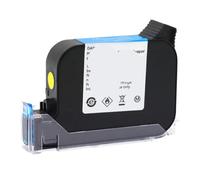 PHOVYAFI Handheld Thermal Inkjet Printer JS12 JS12M 600DPI 12.7mm EcoSolvent Ink Cartridge Compatible(Yellow)