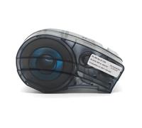 PHOVYAFI Nylon Label Ribbon Compatible With M210 M211 M210-LAB Label Machine 19.1mm Black And White With Chip(5 pcs)