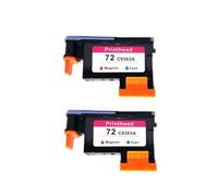 PHOVYAFI Print Head Replacement Compatible With 72 C9384A For DesignJet T1100 T1120 T1120ps T1300ps T2300 T610 T770 T790 T795 Printers(2PCS)
