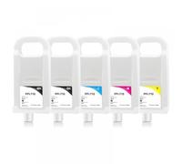 PHOVYAFI Refillable Ink Cartridge Compatible With TX-2000 TX-3000 TX-4000 Printers 700ML Set Of 5 Colors With Permanent Chip(PFI-710 5Color)