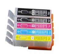 PHOVYAFI Refillable Ink Cartridge PGI-780 Compatible With TS6170 TS6370 TR8570 TS707 TS9570 TS8170 TS8270 TS8370 TS9170 Printers Empty(5 colors)