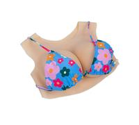 PHOXBOBG Silicone Breast Plate Fake Breasts Crossdresser Fake Boobs Breast Plate for Dragqueen Cosplay