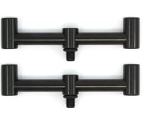 Phoxinus 2 Mini Buzz Bars, Black, 13cm. Suitable for rod pods, bank sticks, rod rests, butt rests etc. Buzzer bars. Carp, course, match fishing equipment, accessories, gear rest.