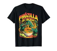 Phozilla Attacks Funny Pho Kit Vietnamese Noodle Monster T-Shirt