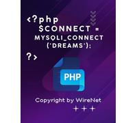 PHP Developer's Notebook: $connect = mysqli_connect('dreams');: Modern Dark Purple Lined Journal - Professional Composition Book for Backend Engineers and Web Developers