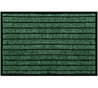 PHP Door Mat - Waterproof Strong PVC Rubber Backing Anti Slip Heavy Duty Dirt Trapper Barrier Mats for Kitchen Bedroom Hall Hallway Entrance Door Matts (40 x 60 cm, Green)