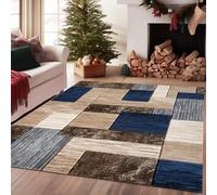 PHP Extra Large Stylish Area Rugs 200 x 290 cm - Thick Non Shed Indoor Super Soft Abstract Majestic Pattern Kids Room Kitchen Carpet Rug - Bedroom Living Room Rug - Des 1