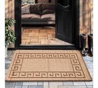 PHP Gel Back Non-Slip Washable Large Entrance Doormat |60 x 110 cm Outdoor and Indoor Dog Muddy Paws Floor Protector, Hallway, Bath and Kitchen - Beige