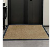 PHP Hallway Runner Rug Heavy Duty Non-Slip Rubber Back, Long Carpet Runner - Dirt Trapper, Water Absorbent Runner Mat, Washable Rugs, Carpet for Hallway Kitchen Living Room (60 x 180 cm, Beige)
