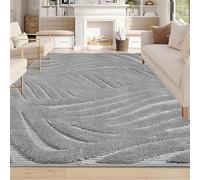 PHP Large bedroom Area Mat for Living Room Kitchen Bedroom Floor Mat and Modern Abstract Design Durable Hallway Living Room Mat (Grey - Des 2, 80 x 150 cm - Long Runner)