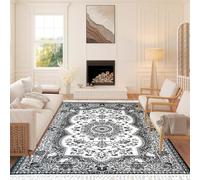 PHP Non Slip Area Rugs, Hallway Kitchen Runner Rug Modern Small Large Area Rug Floor Mats Washable (Grey-Mughals, 200 × 290 cm)