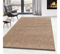PHP Shaggy Rugs Living Room Large 120 X 170 cm Super Plush Heavy Dense Pile Soft Touch Non Shed Anti Slip Large Rug (Beige/Mustard, 120cm x 170cm (4ft x 5ft 8"))