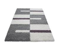 PHP Super Soft Fluffy Shaggy Rug Anti-Slip Area Rugs for Floor, Bedroom, Living Room, Kitchen, Hallways Runner Rug (60cm x 110cm (2ft x 3ft 7"), LILAC)