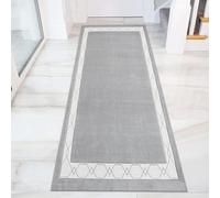 PHP Washable Rugs Living Room Anti Slip Classic Short Pile Soft Touch Geometric Large Rug for Bedroom Kitchen Office Home Decor (80 x 150 cm, Des2)