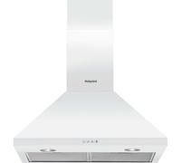 Hotpoint PHPC65FLMX White 60cm Chimney Hood