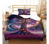 PHQAZWSXE A Fantastic Universe 3D Printed Duvet Cover Set Charming Bedding Sets Fashion Decor for Home with Pillowcases with Zipper Closure Quilt Cover Set Kids Boys Girls Single(135x200cm)