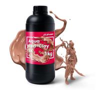 Phrozen Aqua Red-Clay 8K 3D Printer Resin | 8K Resolution Photopolymer Resin | Standard 405nm UV-Curing Resin w/LCD Printers | High Precision, Low Shrinkage | Red Clay (1kg)