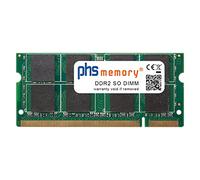 PHS-memory 2 GB RAM Memory Module Compatible with Elotouch 15E1 (E255263) TouchComputer DDR2 SO DIMM 800 MHz PC2-6400S