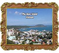 PHU QUOC Island Vietnam Travel Souvenirs Fridge Magnets City Attractions Refrigerator Magnets Gift