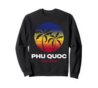 Phu Quoc Vietnam Beach Retro 80s Style Sweatshirt