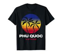 PHU QUOC Vietnam Beach Retro 80s Style T-Shirt