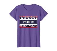 Phuket I'm Off To Thailand Travel Vacation Thai Flag T-Shirt