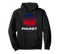 Phuket Thailand Retro Sunset Beach Design Thai Souvenir Pullover Hoodie