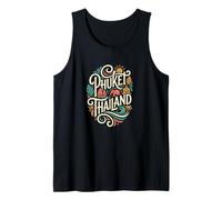 Phuket Thailand Thai Elephants Asia Vacation Tank Top