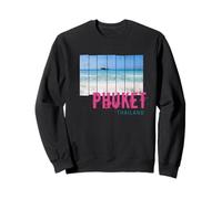Phuket Thailand Vintage Beach Panorama Souvenir Sweatshirt