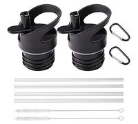 PHULWEL Standard Size Straw Lid for Hydro Flask Standard Mouth and Simple Modern Ascent Bottle, Sports Caps Water Bottle Accessories Top Replacement Straw Lid- 2 Pack