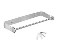 PHUNAYA Under Cabinet Paper Towel Holder Wall Mount for Home Kitchen,Stainless Steel for Large Rolls-Brushed Nickel