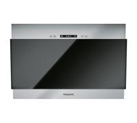 Hotpoint, PHVP6.4FALK/1, Chimney Cooker Hood in Black Glass