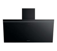 Hotpoint PHVP82FLTK 80 cm Angled Chimney Cooker Hood - Black