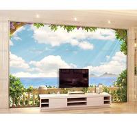 PHVRLG Photo Wallpaper Roman Column Landscape Wall Mural Non-Woven Murals Wall Art Modern Bedroom Living Room Decoration 450Cm(W)*315Cm(H)