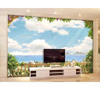 PHVRLG Photo Wallpaper Vintage Roman Column Landscape Wall Mural Non-Woven Murals Wall Art Modern Bedroom Living Room Decoration 200Cm(W)*140Cm(H)